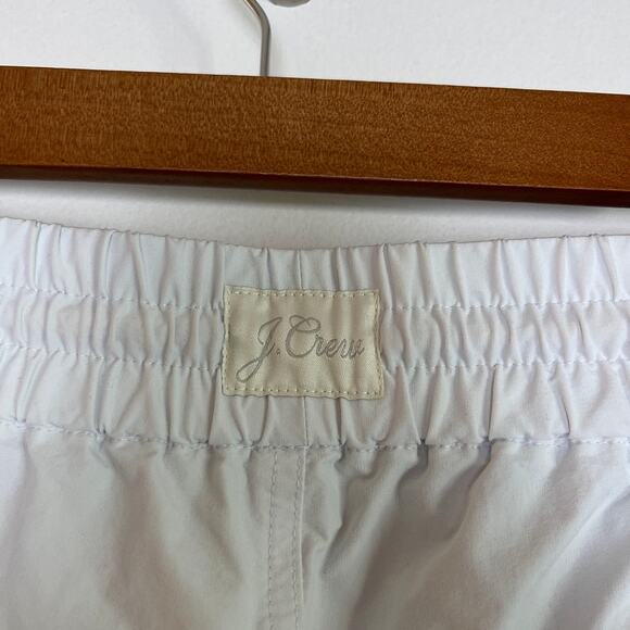 J.Crew High Rise 3" Pull-On White Utility Shorts Size Large Nautical Fisherman - Picture 3 of 9